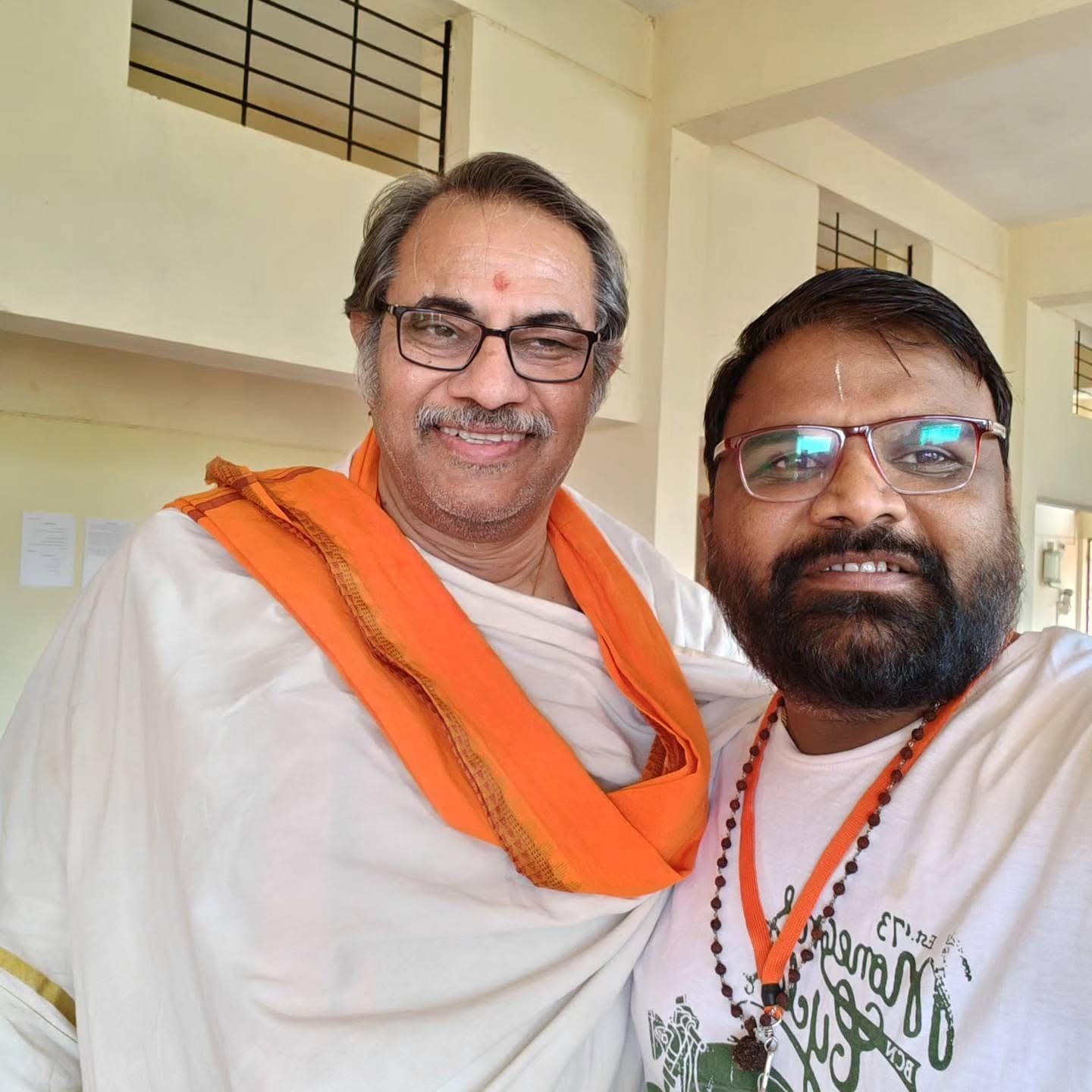 With a respected elder and guide